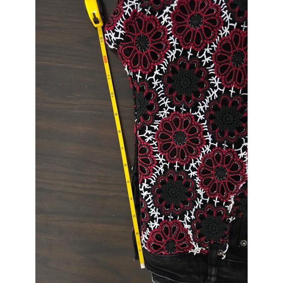 Valabasas "HONEYCOMB" Stacked flare jeans midnight mahogany size 40 - Picture 8 of 9